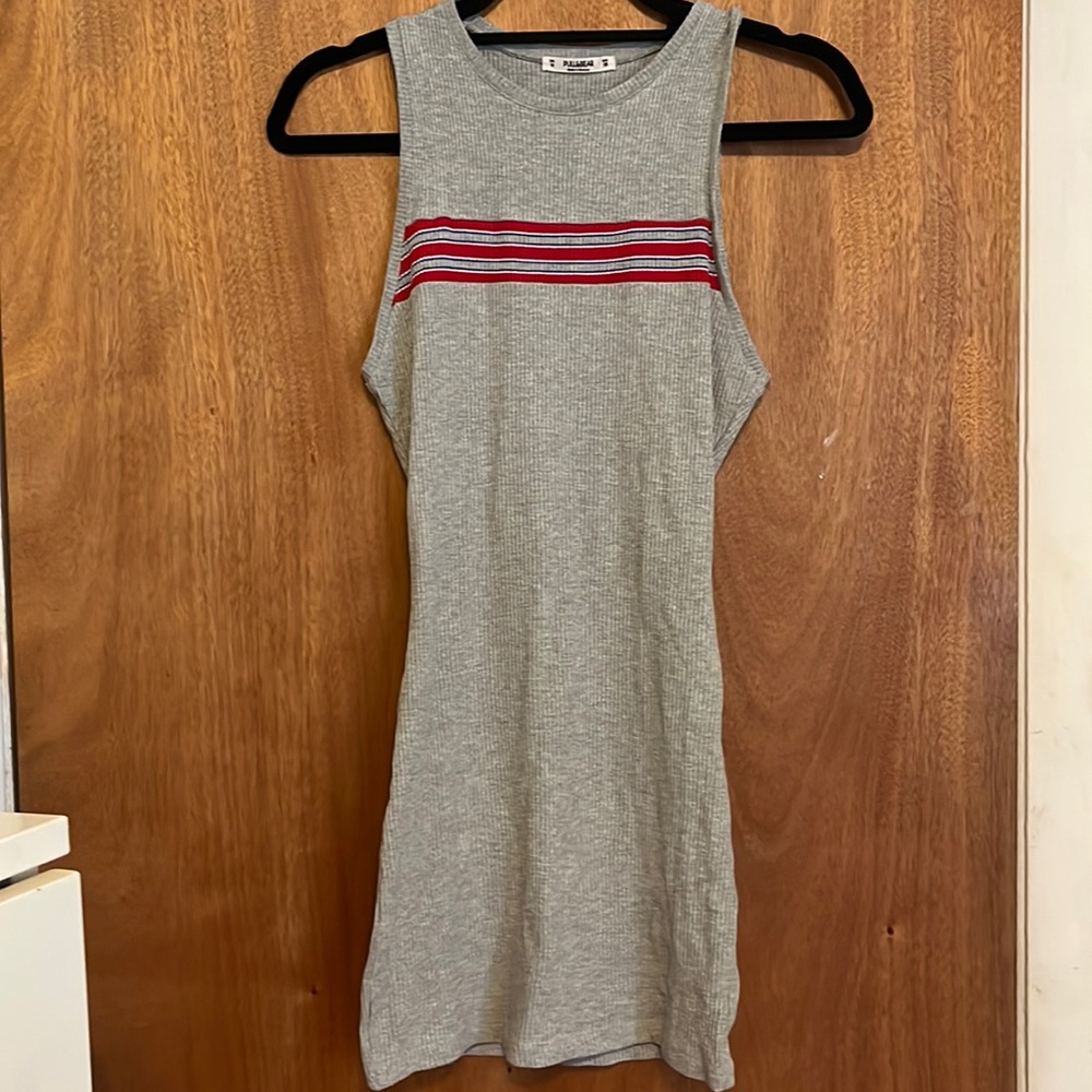 Gray mini everyday dress